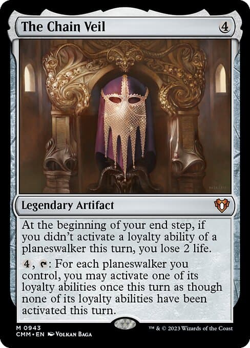 The Chain Veil from Commander Masters (Mythic)