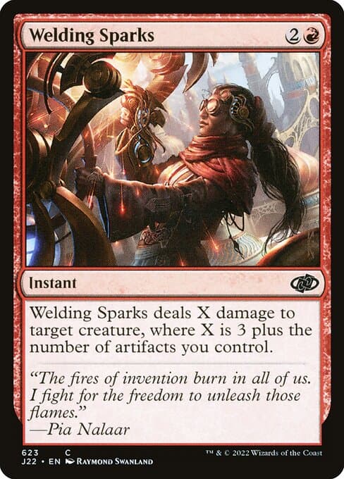 Welding Sparks from Jumpstart 2022 (Common)