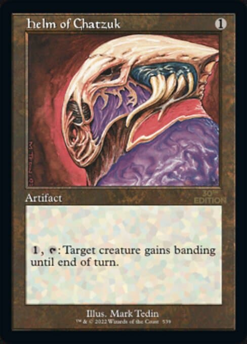 Helm of Chatzuk from 30th Anniversary Edition (Rare)