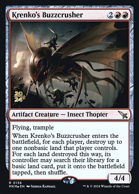 Krenko's Buzzcrusher from Murders at Karlov Manor Promos (Rare)