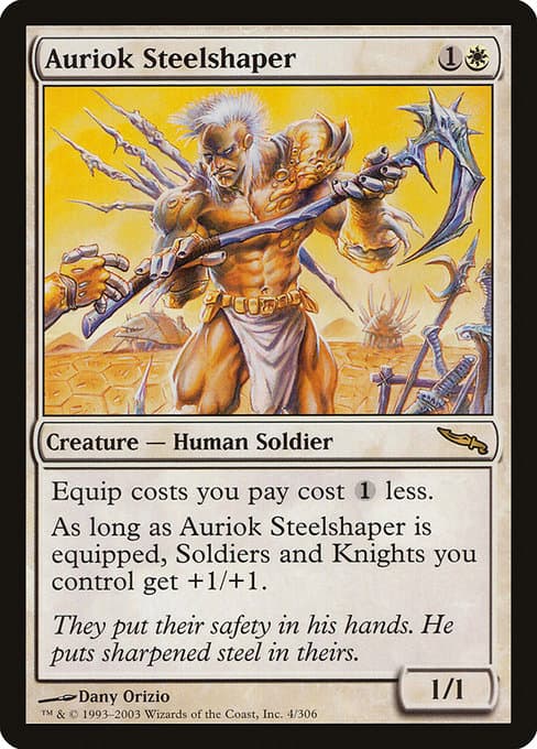 Auriok Steelshaper from Mirrodin (Rare)