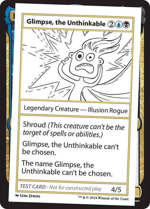 Glimpse, the Unthinkable from Mystery Booster 2 (Rare)