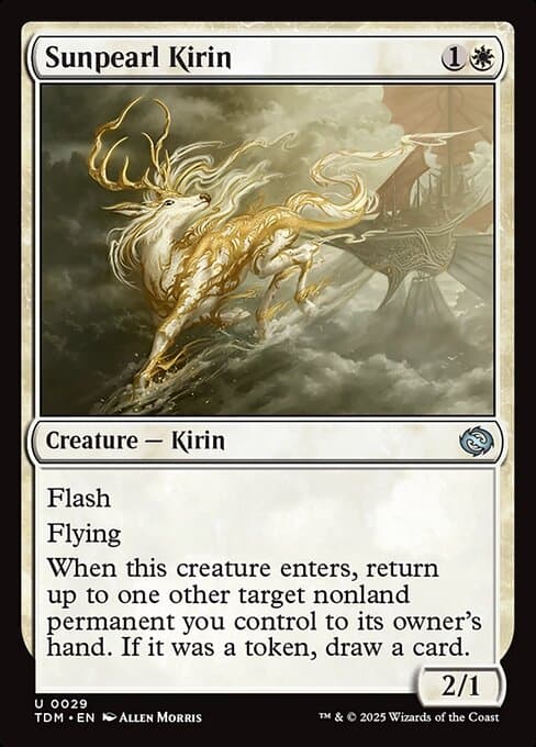 Sunpearl Kirin from Tarkir: Dragonstorm (Uncommon)