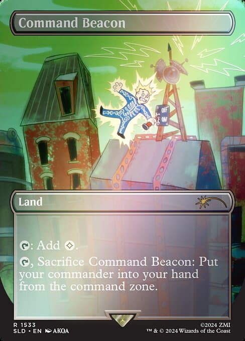 Command Beacon from Secret Lair Drop (Rare)