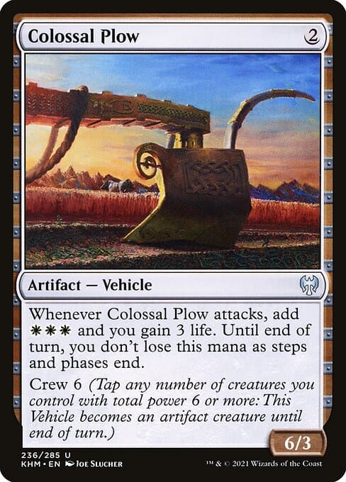 Colossal Plow from Kaldheim (Uncommon)