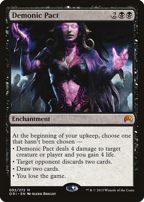 Demonic Pact from Magic Origins (Mythic)