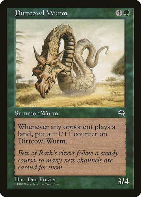 Dirtcowl Wurm from Tempest (Rare)