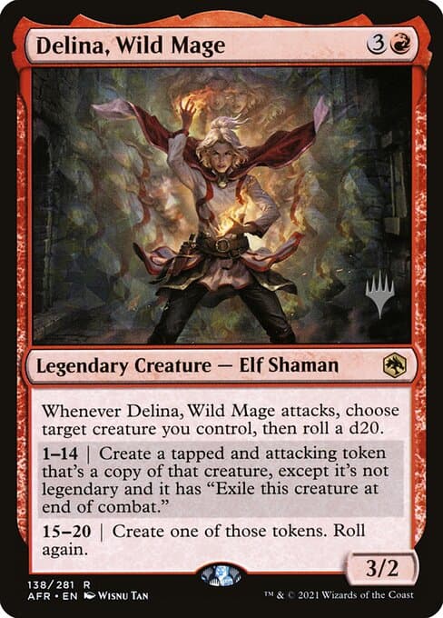 Delina, Wild Mage from Adventures in the Forgotten Realms Promos (Rare)