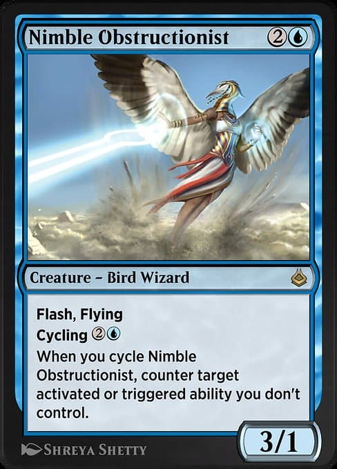 Nimble Obstructionist from Amonkhet Remastered (Rare)