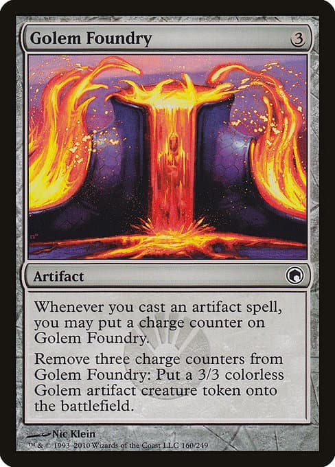 Golem Foundry from Scars of Mirrodin (Common)