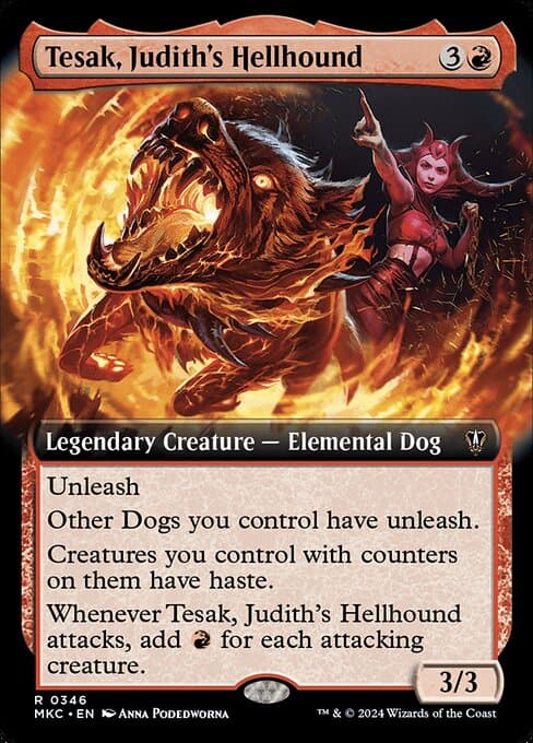 Tesak, Judith's Hellhound from Murders at Karlov Manor Commander (Rare)