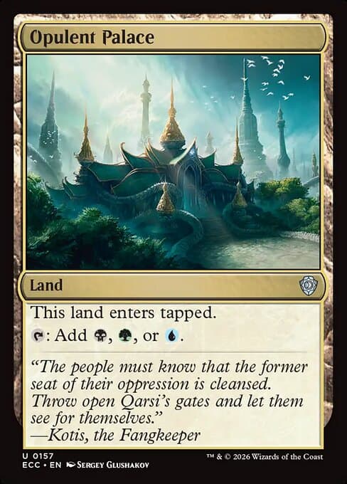 Opulent Palace from Lorwyn Eclipsed Commander (Uncommon)