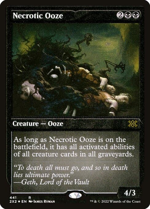 Necrotic Ooze from Double Masters 2022 (Rare)
