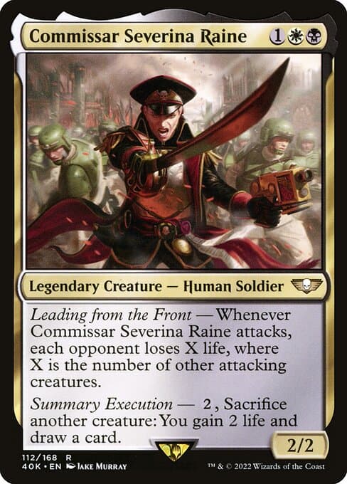 Commissar Severina Raine from Warhammer 40,000 Commander (Rare)