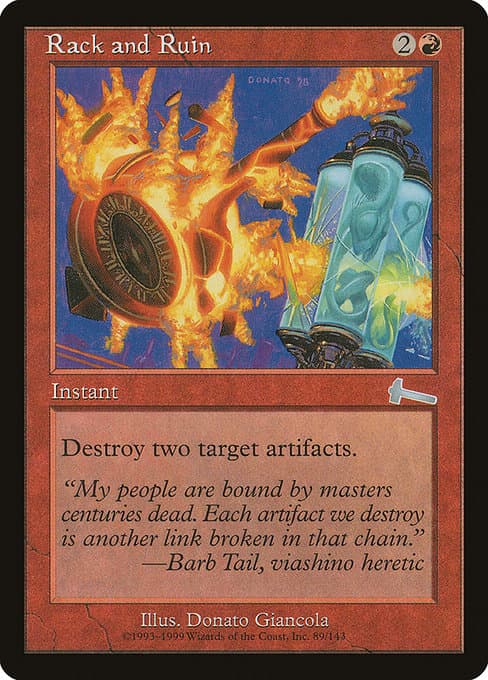Rack and Ruin from Urza's Legacy (Uncommon)