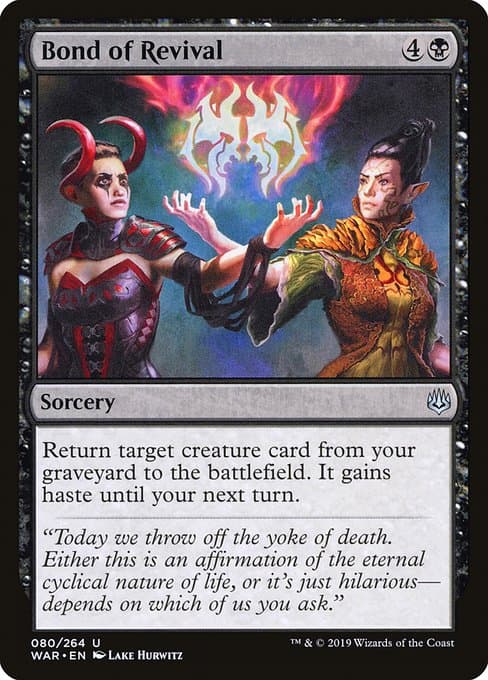 Bond of Revival from War of the Spark (Uncommon)