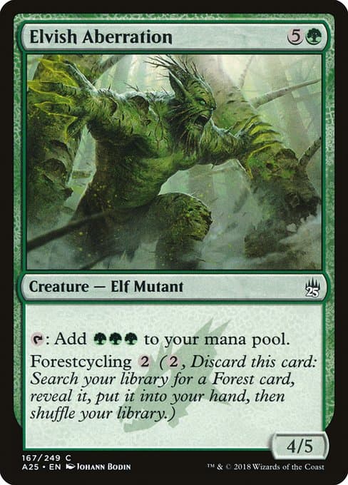 Elvish Aberration from Masters 25 (Common)