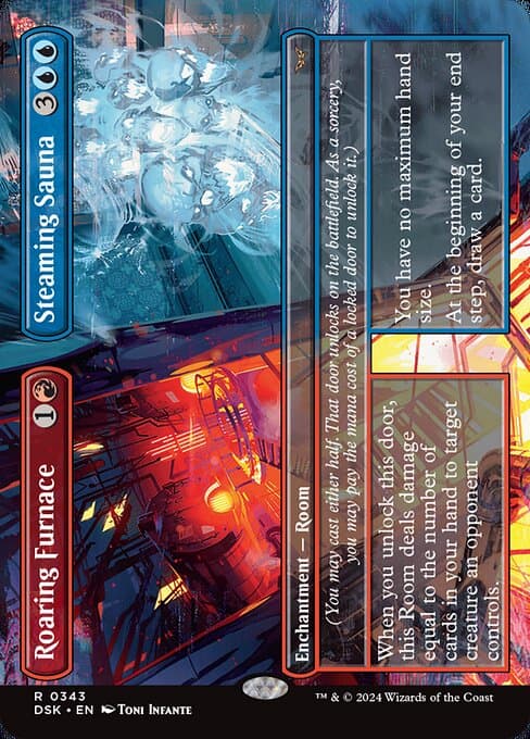 Roaring Furnace // Steaming Sauna from Duskmourn: House of Horror (Rare)