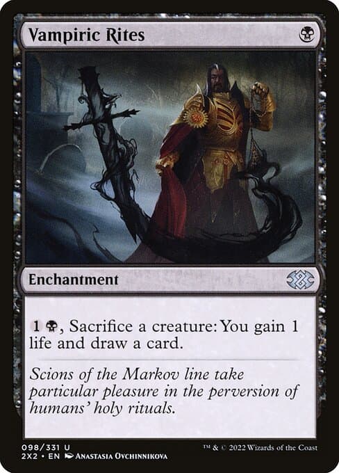 Vampiric Rites from Double Masters 2022 (Uncommon)