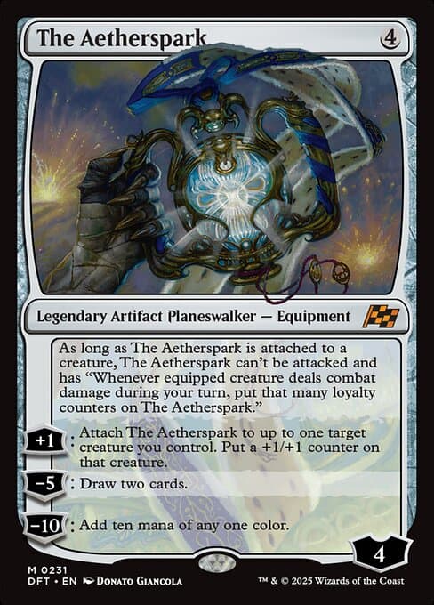 The Aetherspark from Aetherdrift (Mythic)