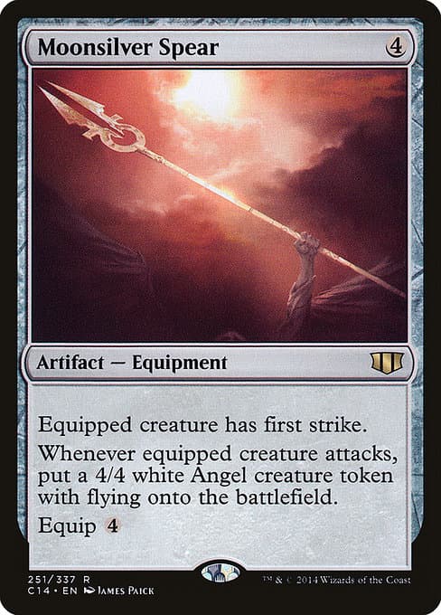 Moonsilver Spear from Commander 2014 (Rare)