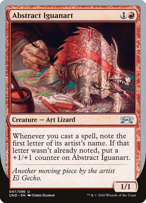 Abstract Iguanart (Uncommon)