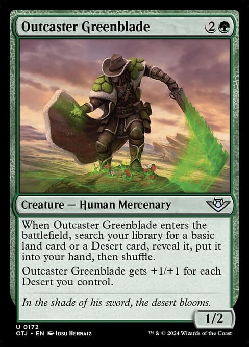 Outcaster Greenblade (Uncommon)