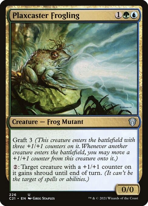 Plaxcaster Frogling from Commander 2021 (Uncommon)