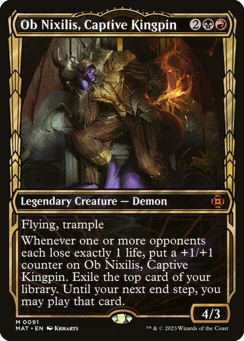Ob Nixilis, Captive Kingpin from March of the Machine: The Aftermath (Mythic)