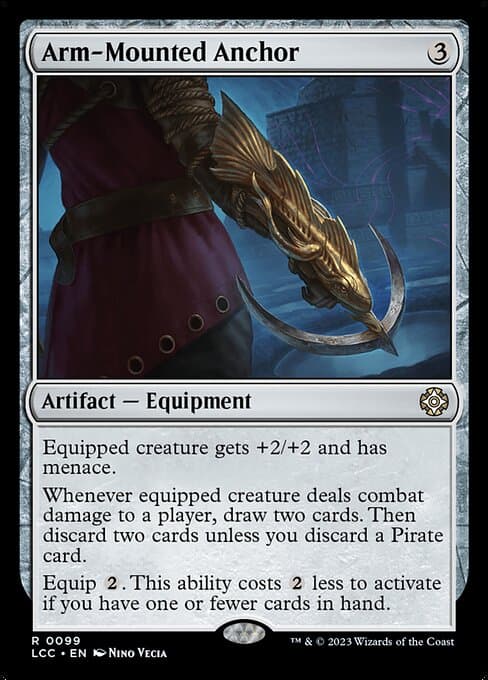 Arm-Mounted Anchor from The Lost Caverns of Ixalan Commander (Rare)