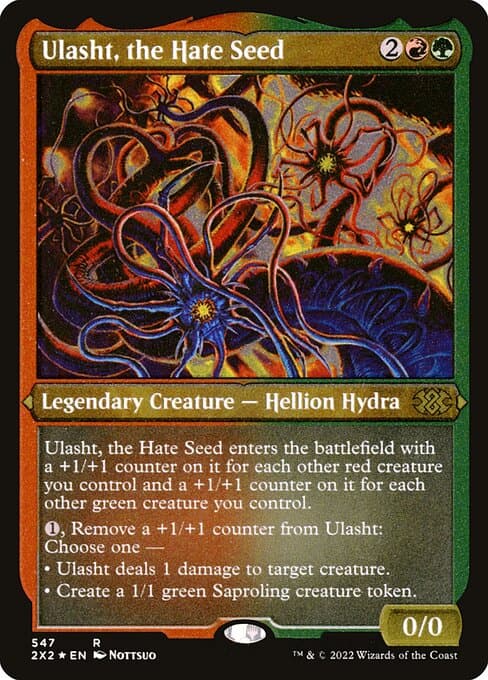 Ulasht, the Hate Seed from Double Masters 2022 (Rare)