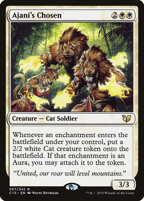Ajani's Chosen from Commander 2015 (Rare)