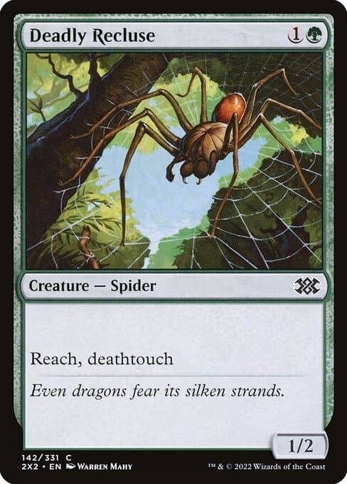 Deadly Recluse from Double Masters 2022 (Common)