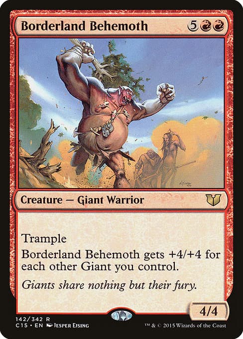 Borderland Behemoth from Commander 2015 (Rare)