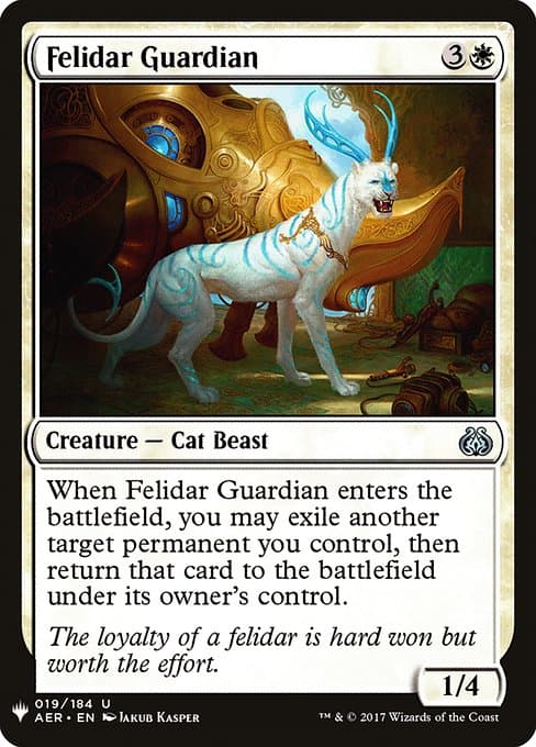 Felidar Guardian from The List (Uncommon)