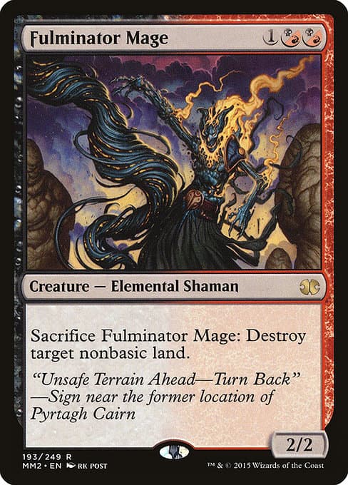 Fulminator Mage from Modern Masters 2015 (Rare)