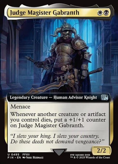 Judge Magister Gabranth from Final Fantasy (Uncommon)