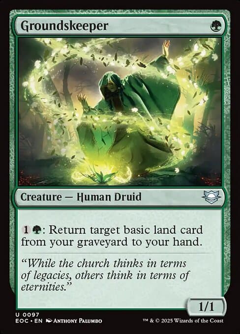 Groundskeeper from Edge of Eternities Commander (Uncommon)