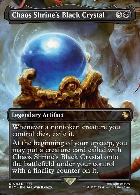 Chaos Shrine's Black Crystal (Rare)