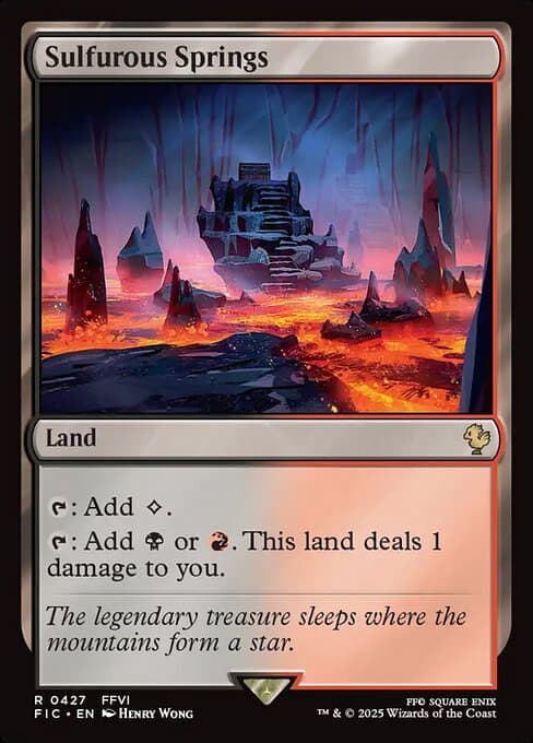 Sulfurous Springs from Final Fantasy Commander (Rare)