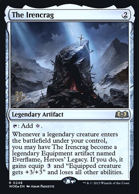 The Irencrag from Wilds of Eldraine Promos (Rare)