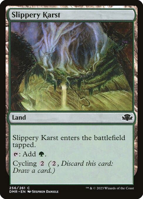 Slippery Karst from Dominaria Remastered (Common)