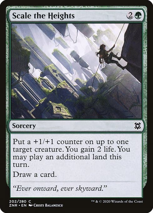 Scale the Heights from Zendikar Rising (Common)