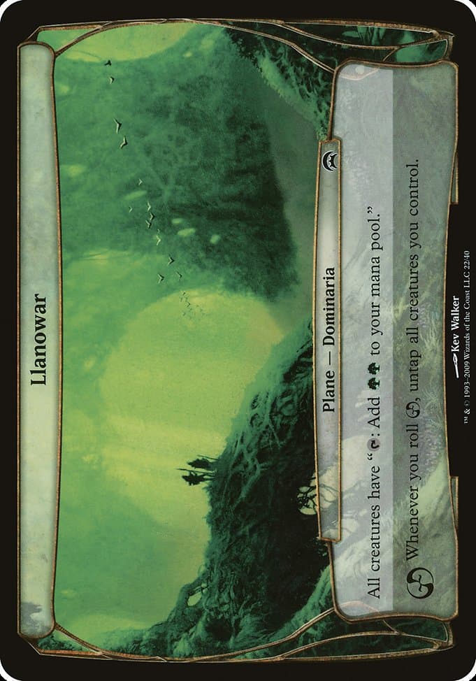 Llanowar from Planechase Planes (Common)