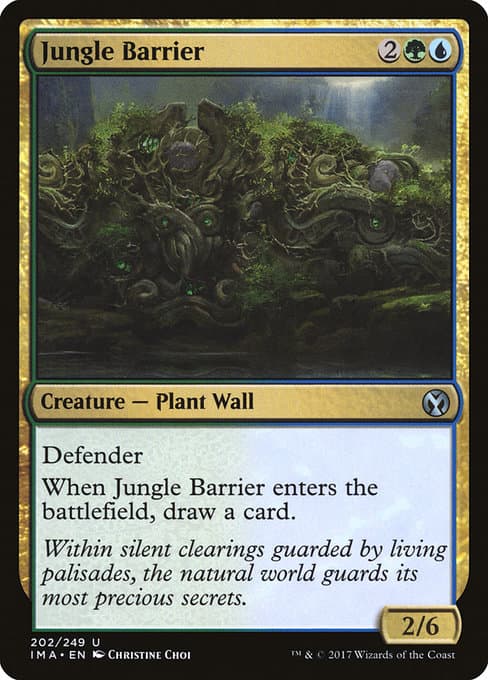 Jungle Barrier from Iconic Masters (Uncommon)