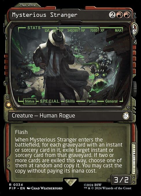 Mysterious Stranger from Fallout (Rare)