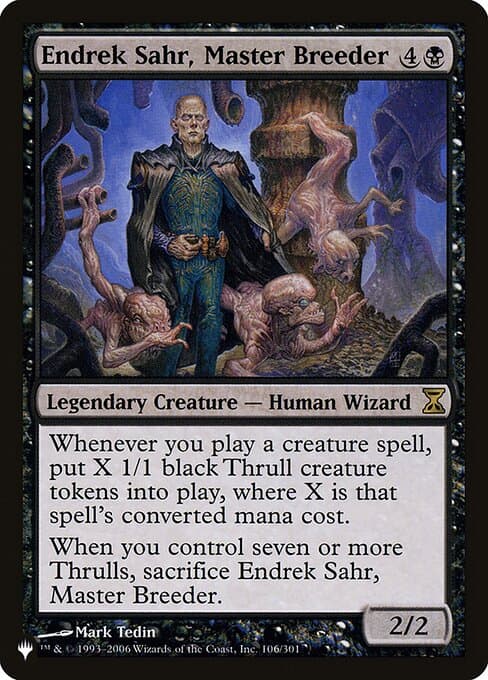 Endrek Sahr, Master Breeder from The List (Rare)