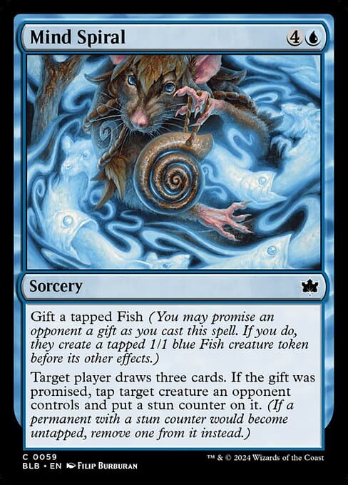 Mind Spiral from Bloomburrow (Common)