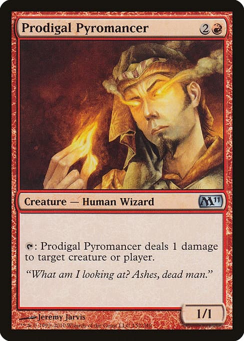 Prodigal Pyromancer from Magic 2011 (Uncommon)