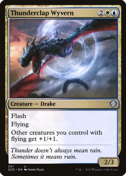 Thunderclap Wyvern from Starter Commander Decks (Uncommon)